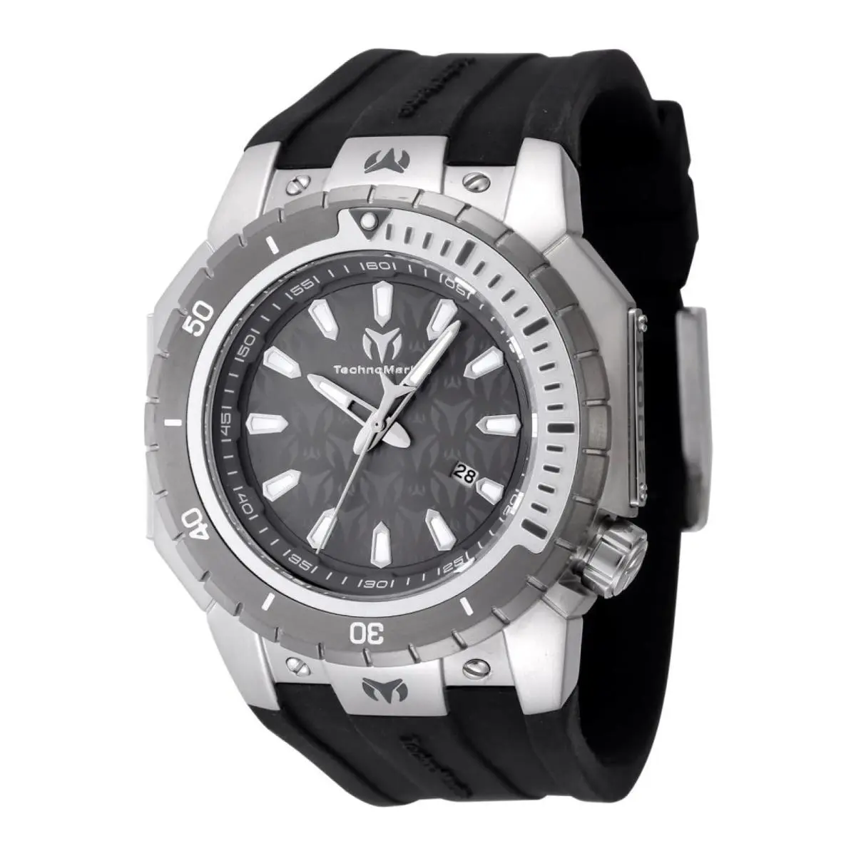 Technomarine Manta Men 48.90mm Steel + Steel Gunmetal Dial PC32 Quartz