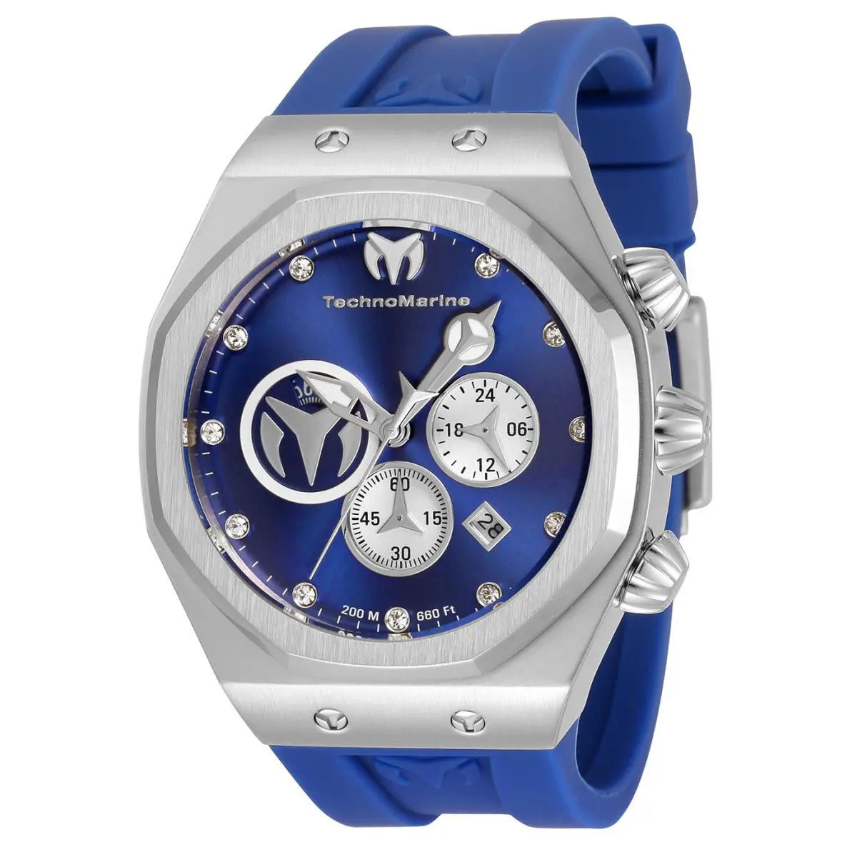 Technomarine TM-520001 Cruise Sun Reef Silver/blue Dial 45mm Watch