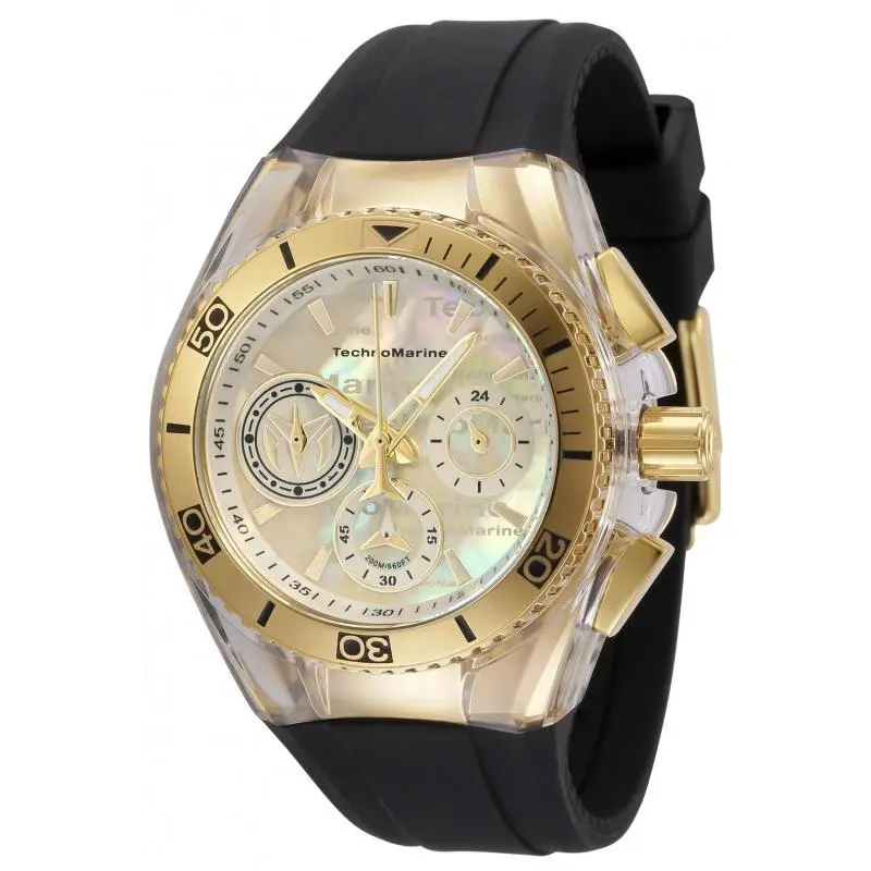 Technomarine Women`s TM-120030 Cruise California 40mm Gold Tone/mother of Pearl