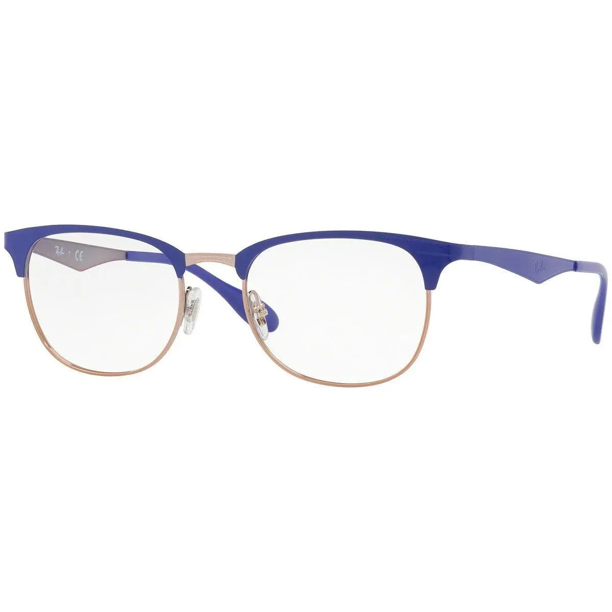 Ray Ban Designer Reading Glasses RX6346-2972-52 Copper Bronze/violet Purple 52mm