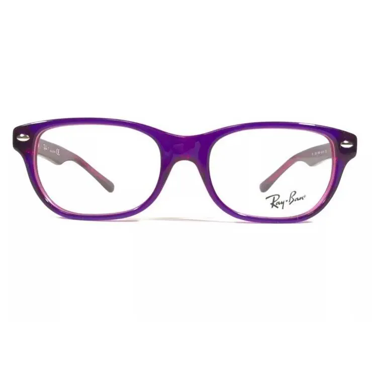 Ray-ban RB1555 3666 Kids Eyeglasses Frames Purple Pink 48-16-130 Violet Fuchsia