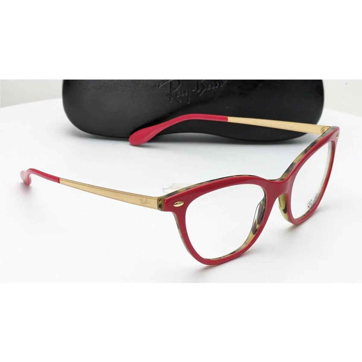 Ray-ban RB5360 5714 Cat Eye Gloss Red Havana Womens Eyeglasses 52mm