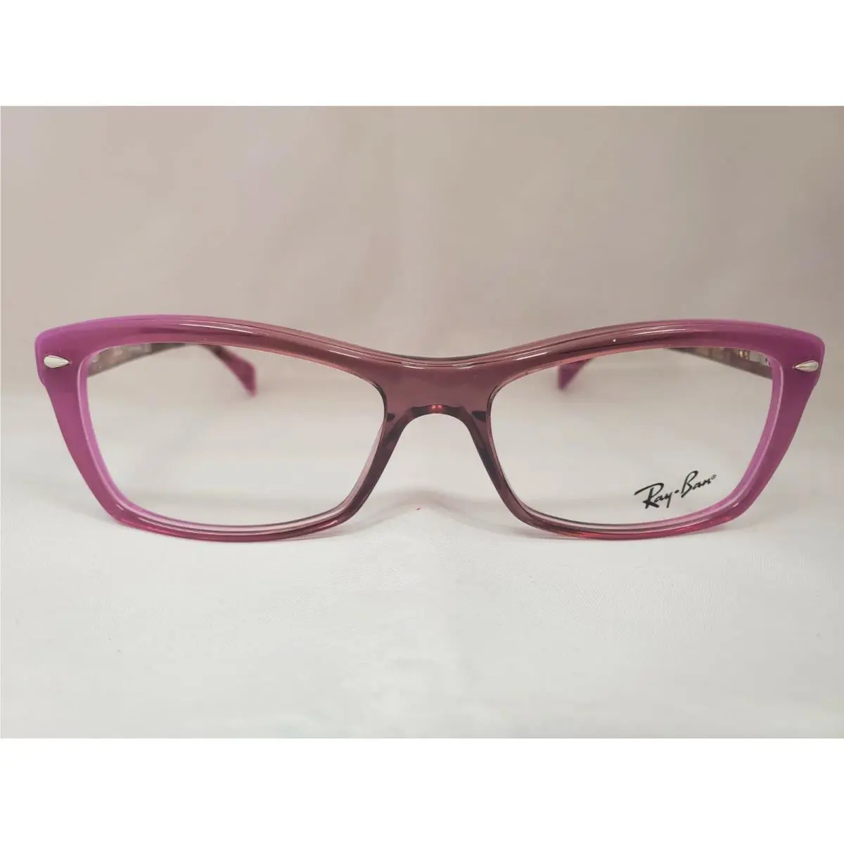 Ray-ban RB 5255 5489 Pink and Tortoise Eyeglasses Frame 53-18-135