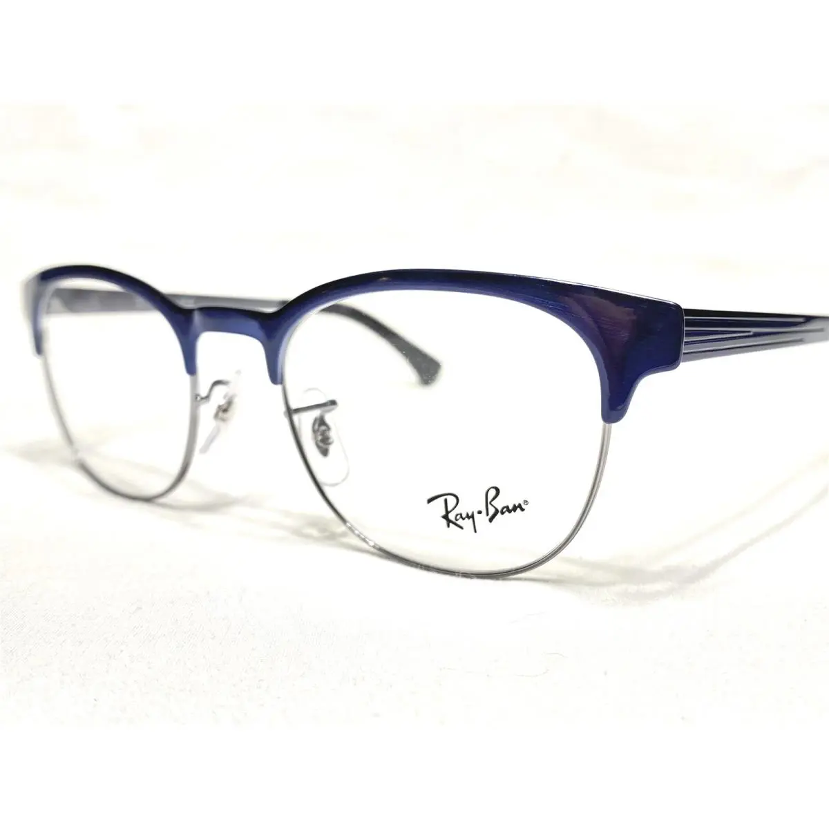 Ray Ban RB6317 2863 Blue/gunmetal Round Modern Eyeglasses Frames 51/20 145