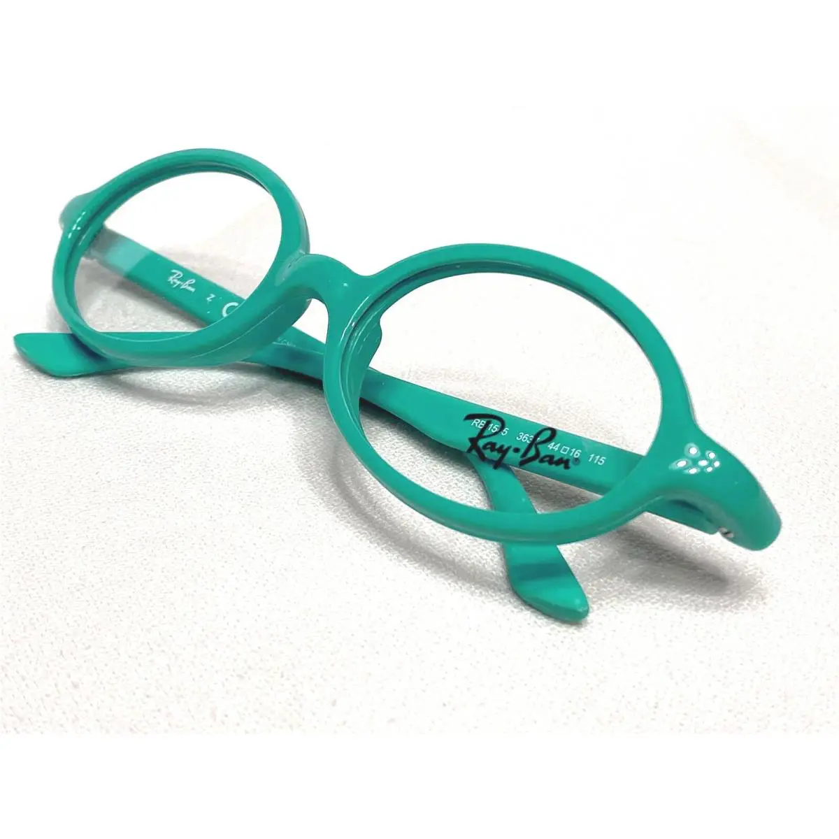 Ray Ban Junior RB1545 3637 Childrens Azure Aqua Eyeglasses Frames 44/16-115 - Frame: Azure, Manufacturer: 3637