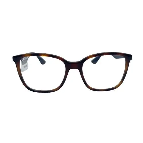 Women`s Ray Ban RB7066-5585 Light Havana Square Designed Eyeglasses