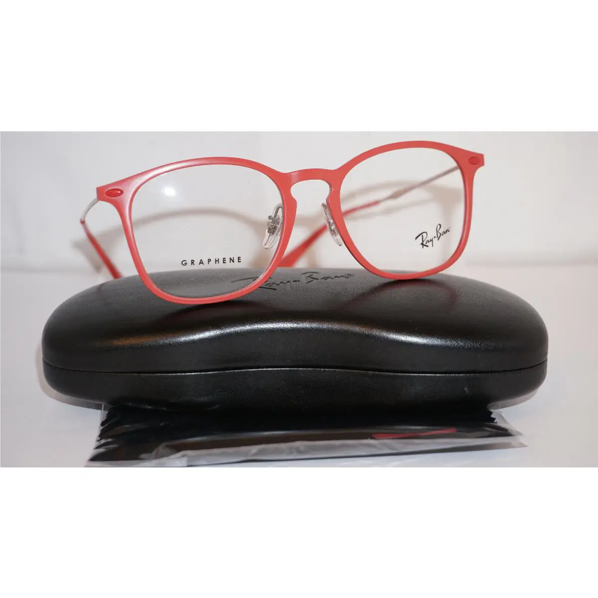 Ray Ban Frame Eyeglasses Light Red RX8954 5758 50 18 140