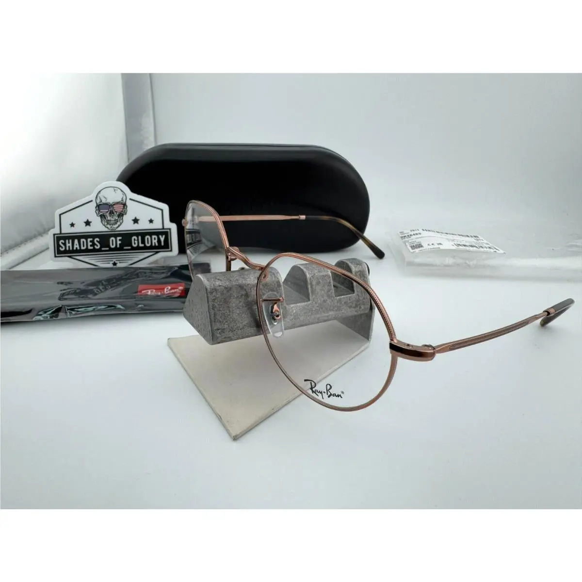 Ray Ban Jack Eyeglasses RB 6465 2943 Copper Optical Frame 49-20-140
