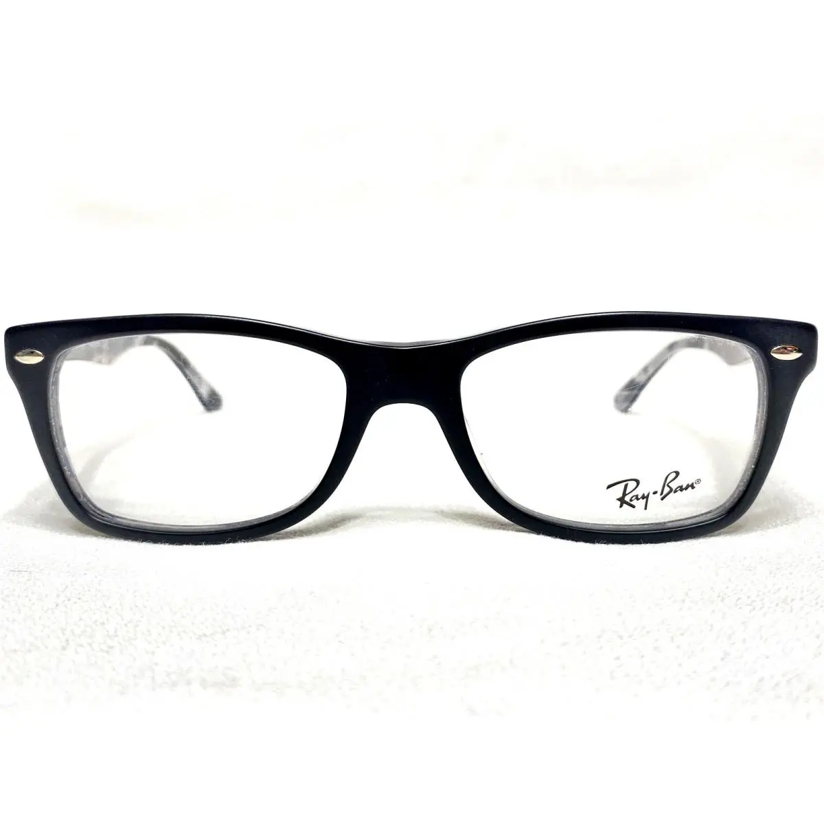 Ray Ban RB5228 5405 Womens Black on Camoflage Square Eyeglasses Frames 50/17