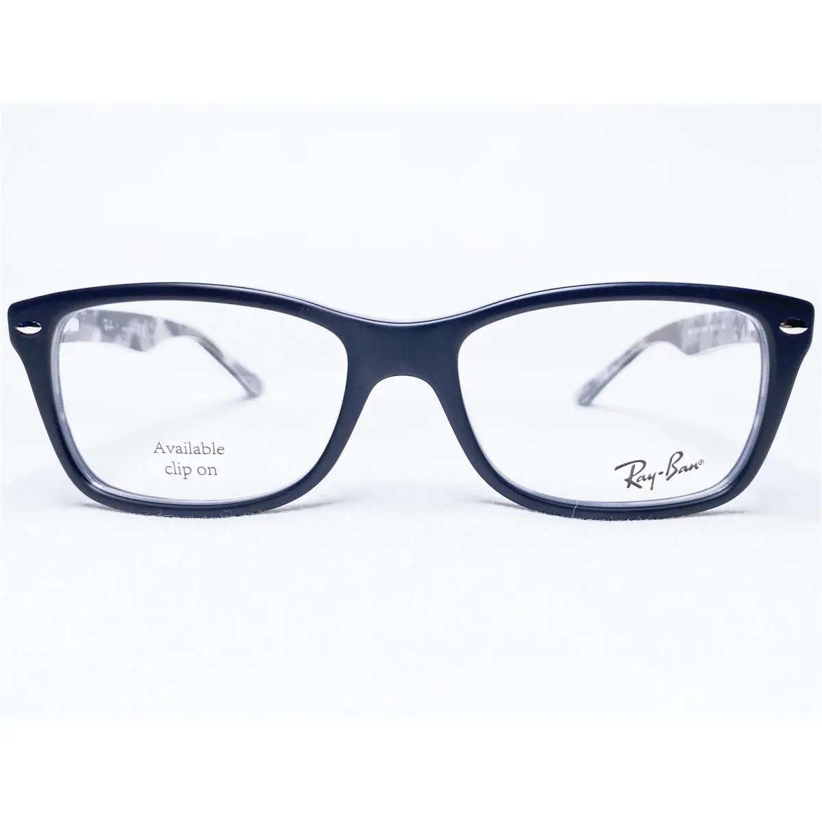 Ray Ban RB5228 5405 Womens Black on Camoflage Square Eyeglasses Frames 53/17