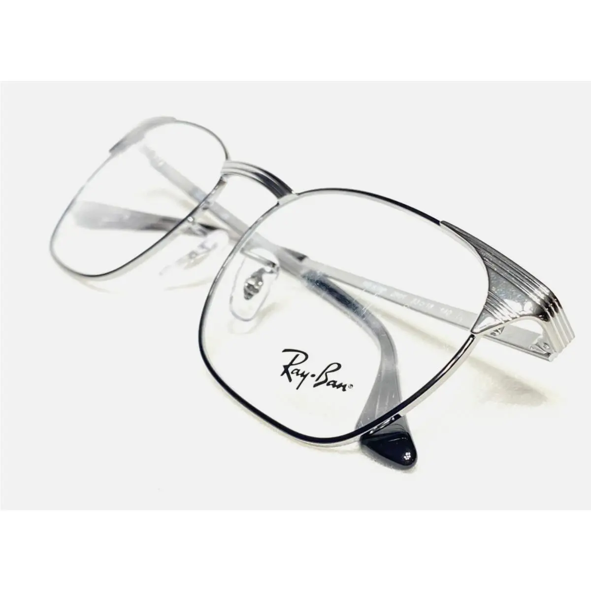 Ray-ban RB 6386 2901 Gunmetal Black Eyeglasses RX 53-18-140 W/case