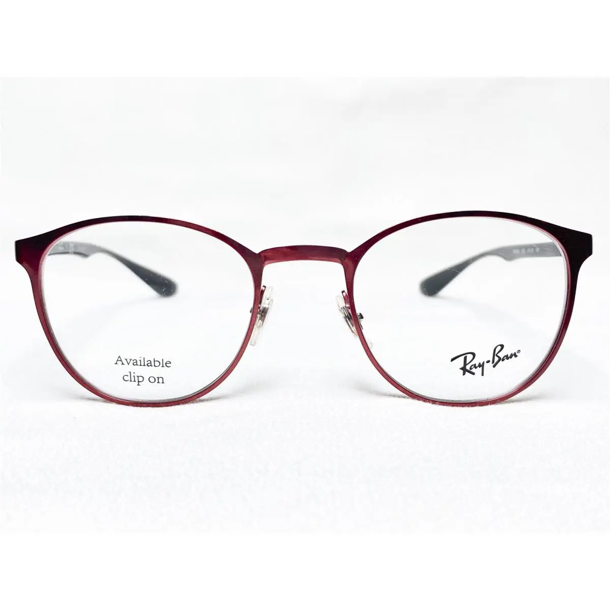 Ray Ban RB6355 2922 Unisex Red Bordeaux Square Eyeglasses Frames 47/20 145