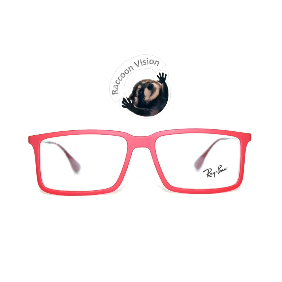 Ray-ban RB 7043 5468 Rubber Red Eyeglasses RB7043 52-14-140 by Ray-Ban