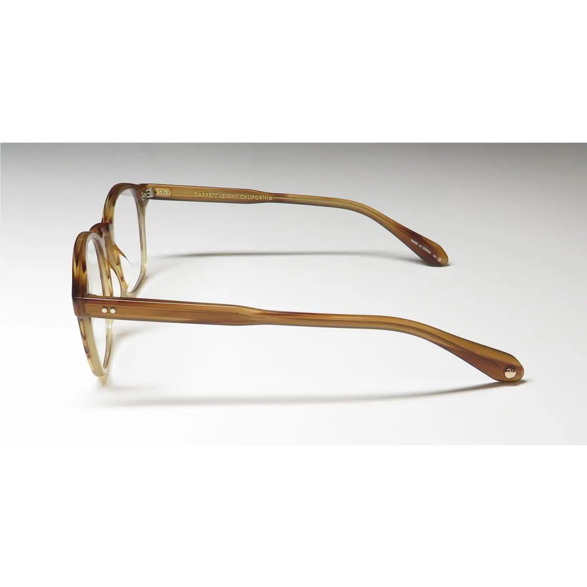 Garrett Leight eyeglasses Riley Blue Light Technology - Coffe Tortoise, Frame: Brown 10