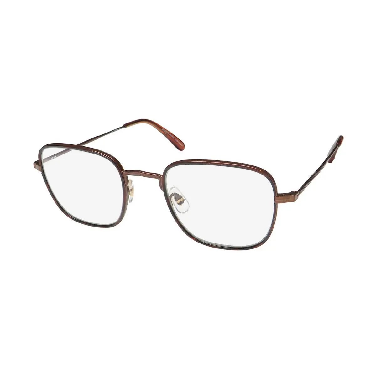 Preston Blue Light Technology Eyeglass Frame/glasses Handmade Hot Umber / Mocha / Auburn by Garrett Leight
