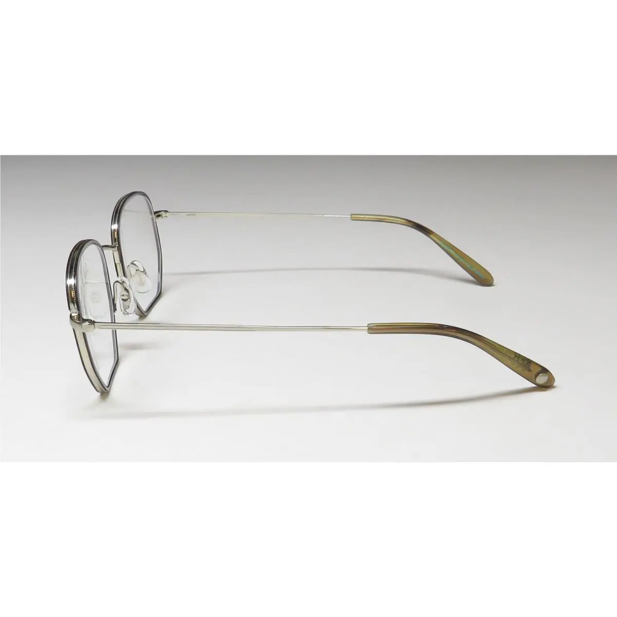 Garrett Leight eyeglasses - Woodlawn Blue Light Technology - Woodlawn Blue Light Technology - Matte Black / Brushed Silver / Army Tortoise, Frame: Brown