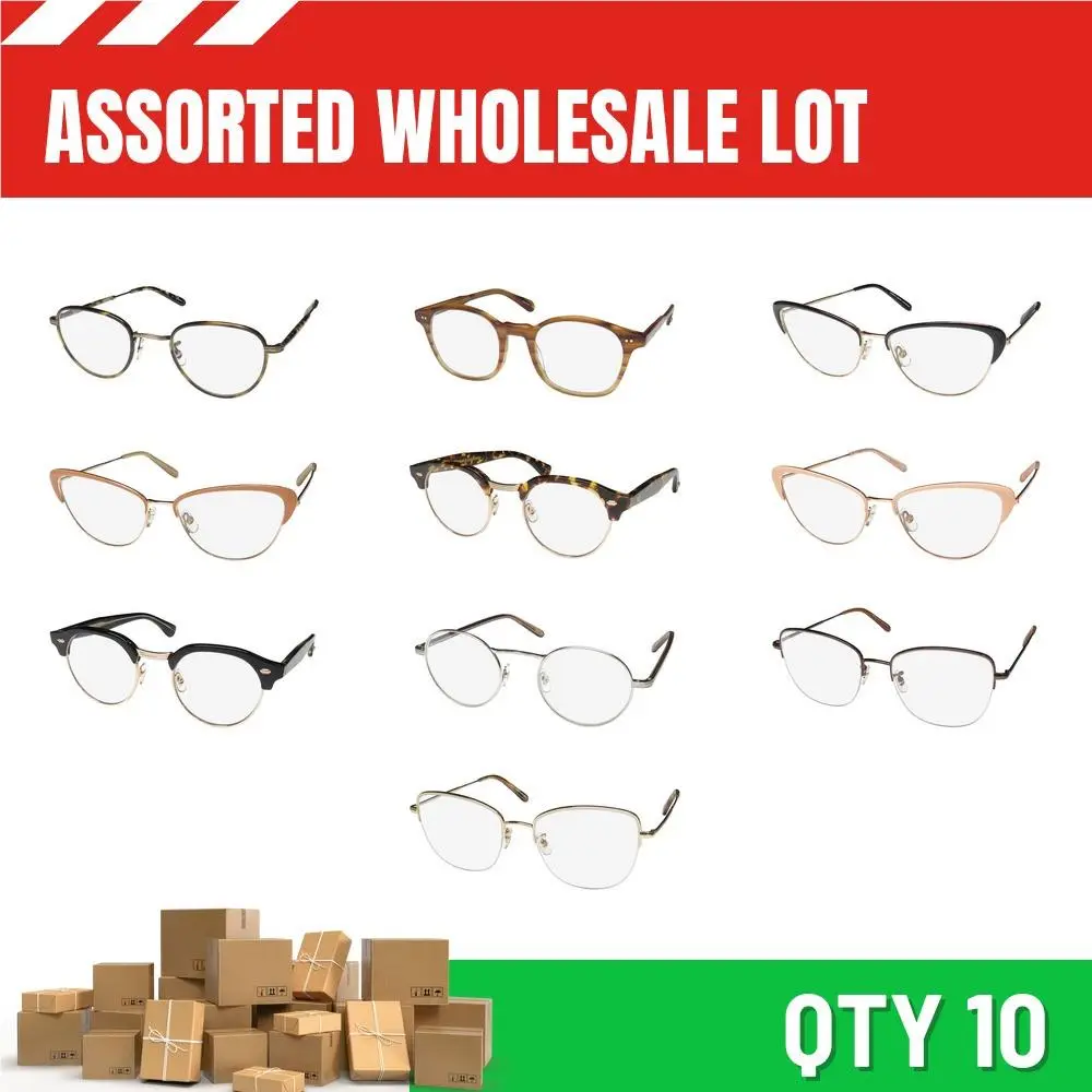 Wholesale Assorted Lot 10 Garrett Leight Eyeglasses Optical Store Mens