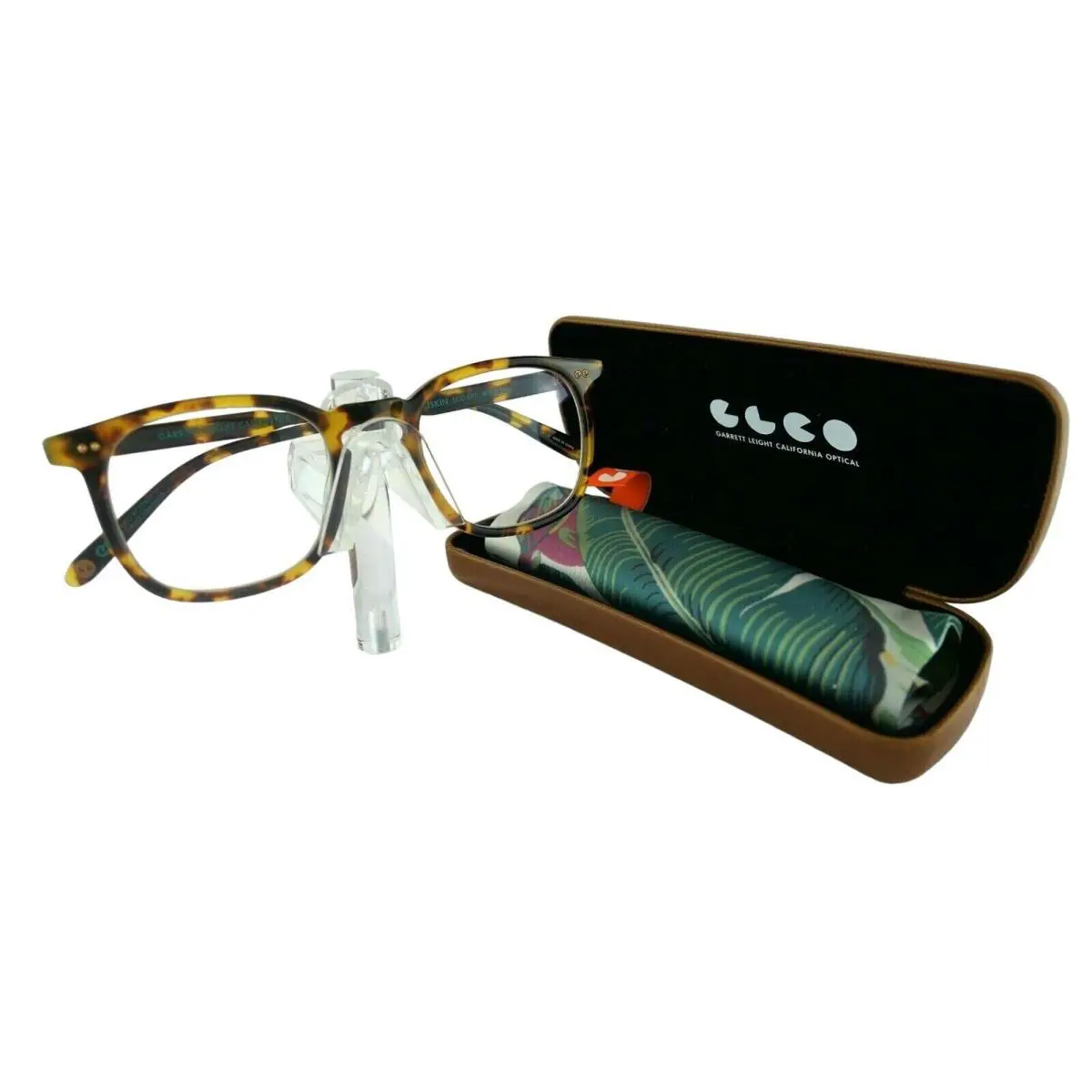 Garrett Leight Glco Ruskin 48-22-145 Spotted Tortoise Eyeglass Frames