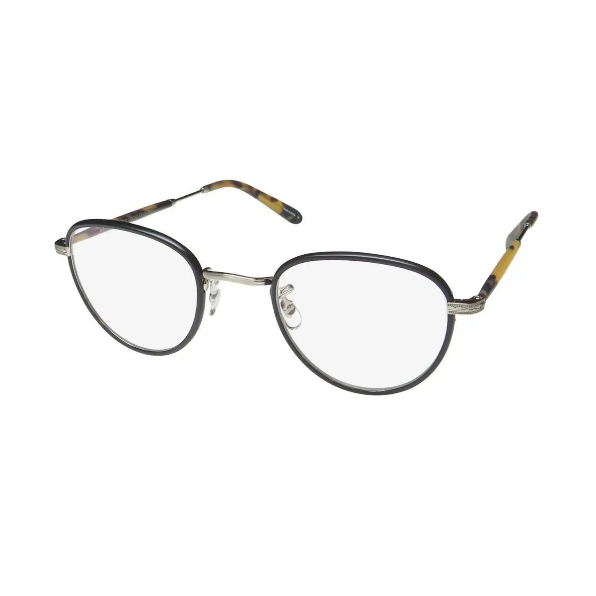 Garrett Leight Wiltern Blue Light Technology Eyeglasses Plastic Black