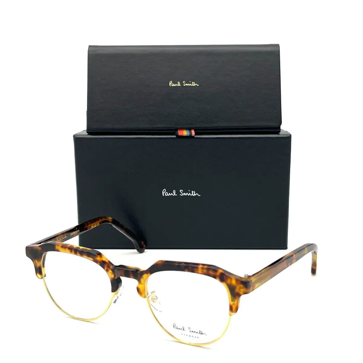Paul Smith Barber 002 Honeycomb Tortoise / Demo Lenses 51mm Eyeglasses