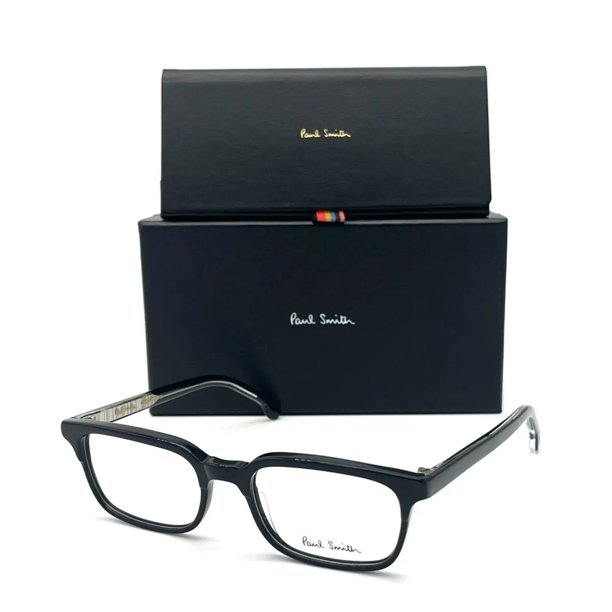 Adelaide 001 Black / Demo Lenses 52mm Eyeglasses by Paul Smith