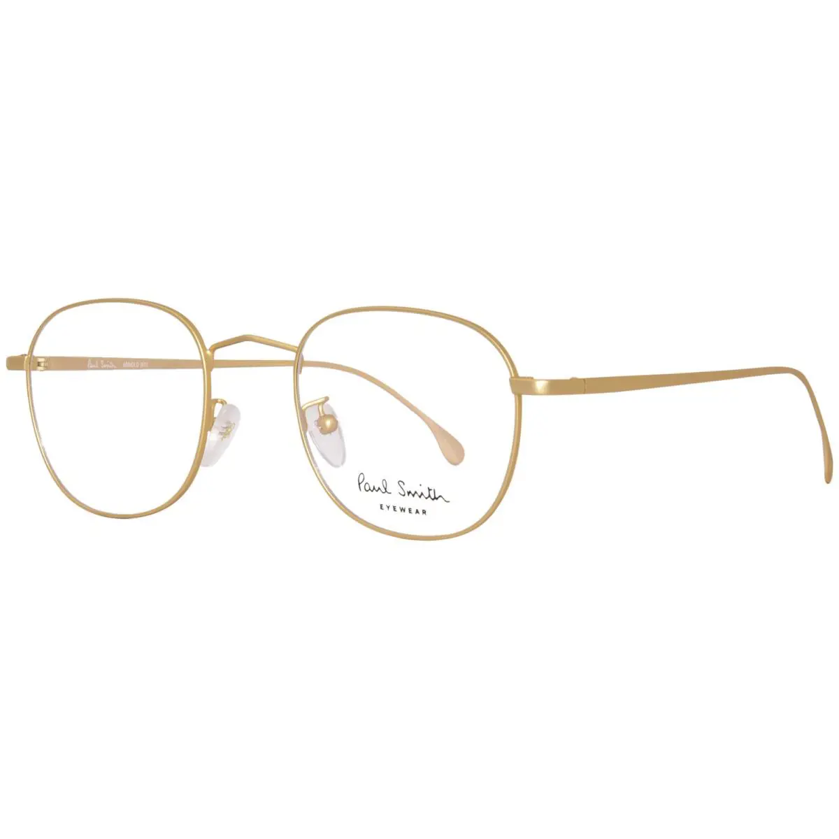 Paul Smith Arnold-V1 PSOP008V1-04 Eyeglasses Men`s Matte Gold/blue Block 49mm