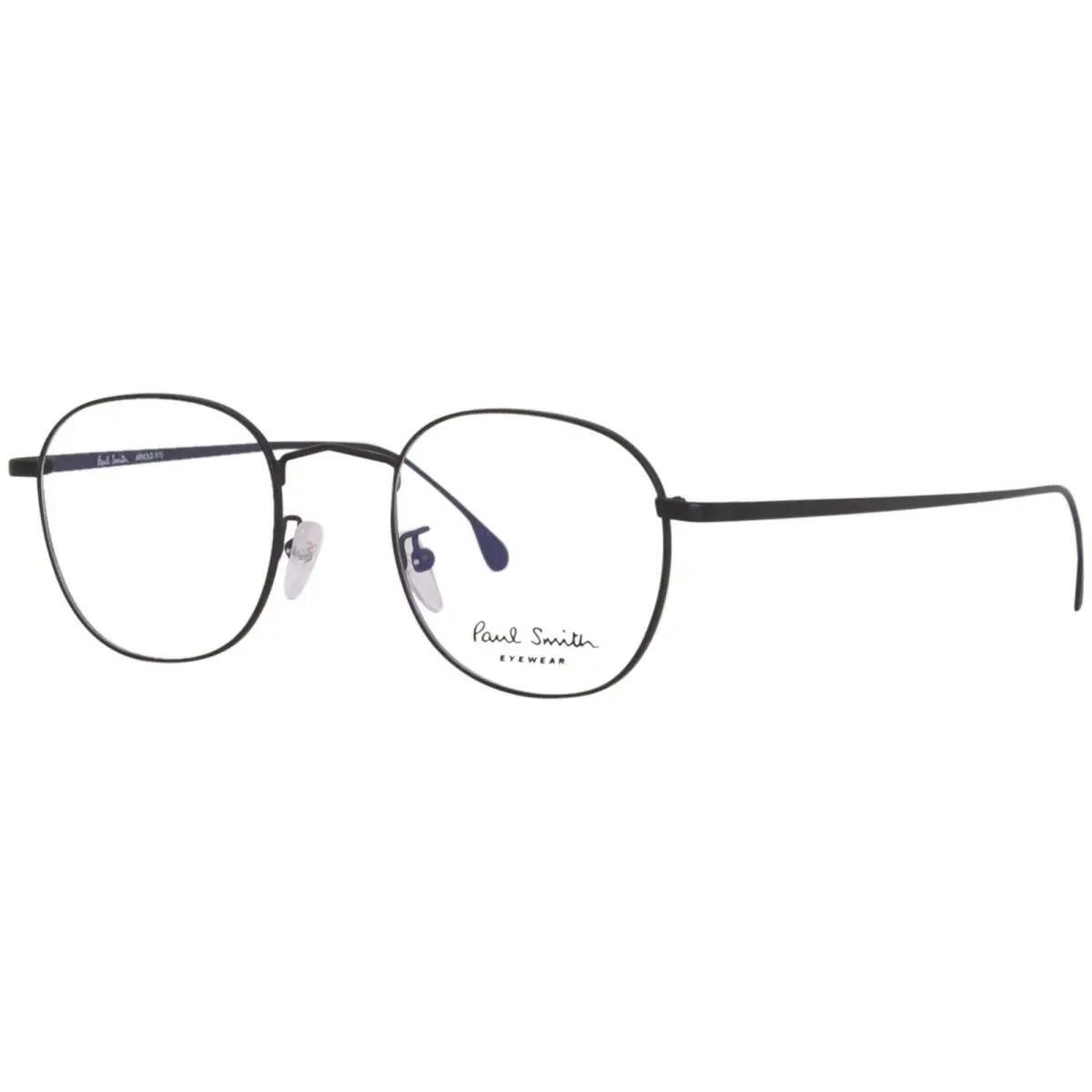 Arnold-V1 PSOP008V1-05 Eyeglasses Men`s Matte Black/blue Block 49mm by Paul Smith
