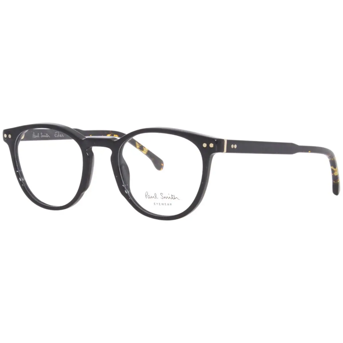 Paul Smith Eden PSOP058 01 Eyeglasses Frame Black Full Rim Oval Shape 50mm