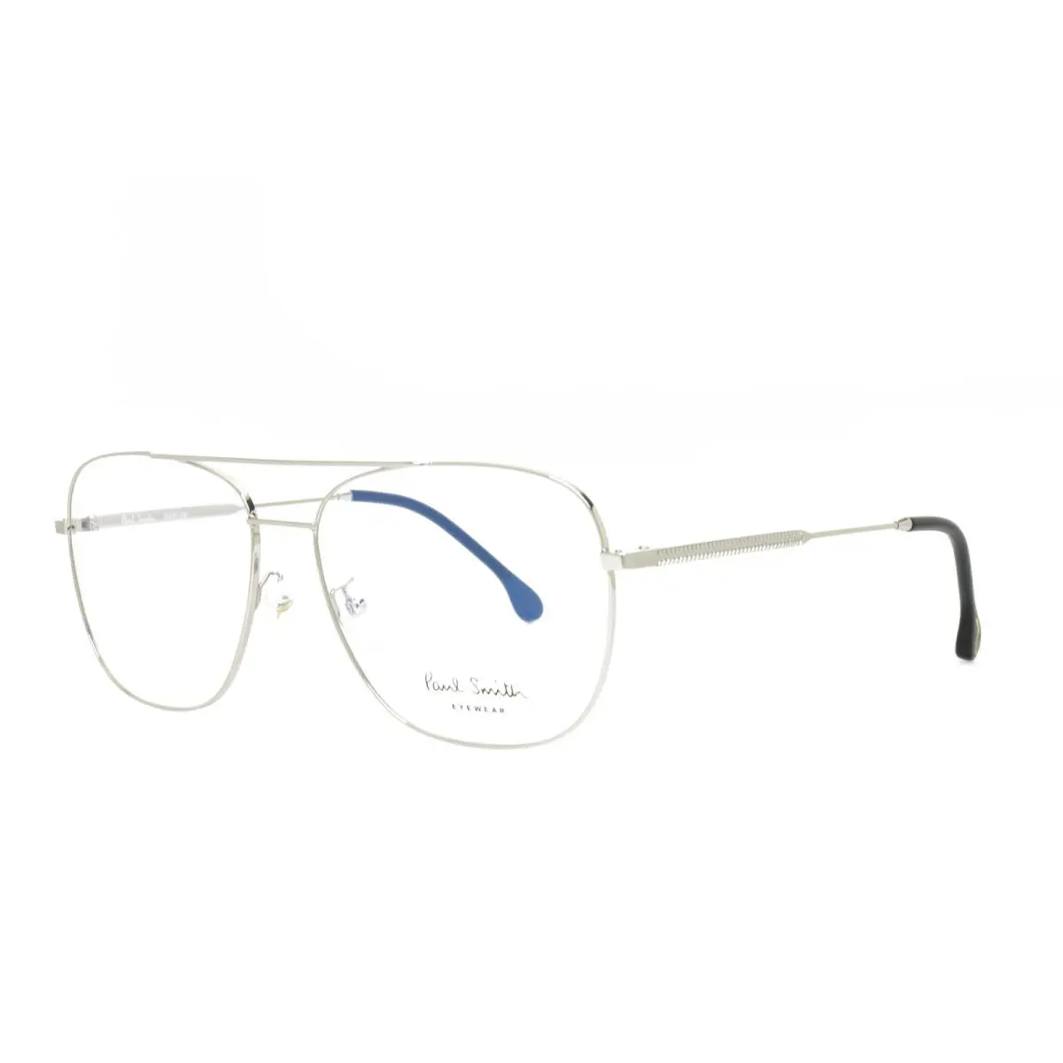 Paul Smith Avery V2 P007V2 01 Aviator Eyeglasses Frames Silver 58-15-145 - Frame: Silver