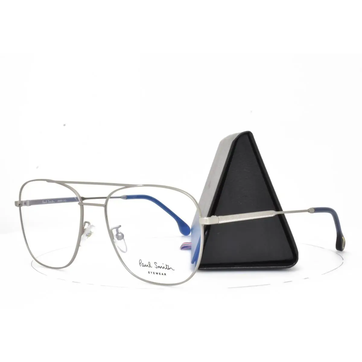 Paul Smith Eyeglasses Aviator Gunmetal Silver Frame 56-17-145 Avery P007 V1 03 - Frame: Gunmetal
