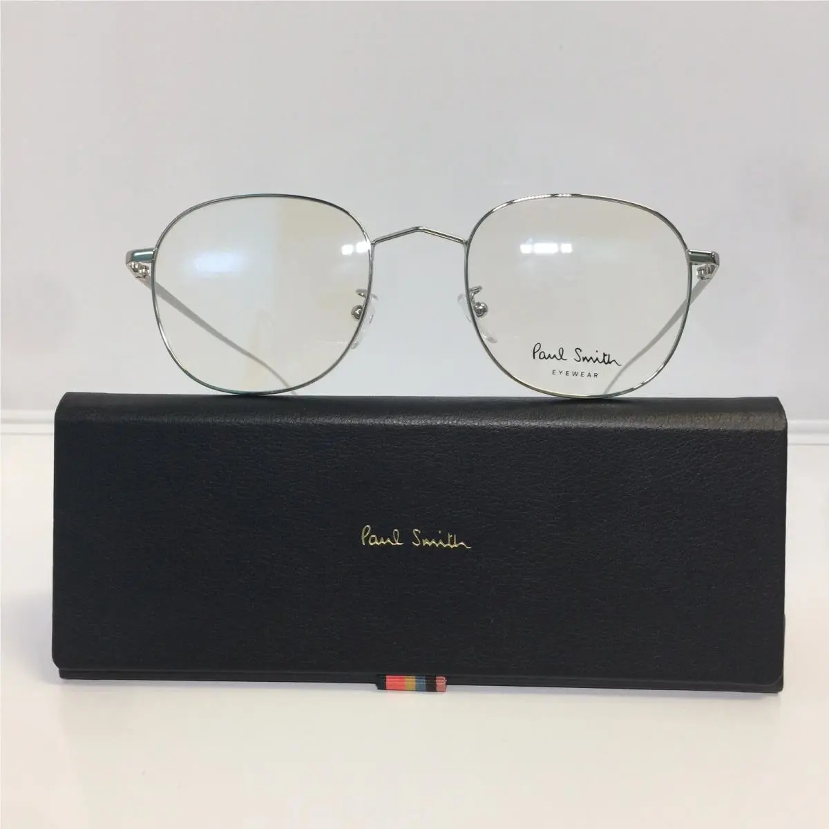 Paul Smith Arnold V2 Shiny Silver Metal Eyeglasses 51mm