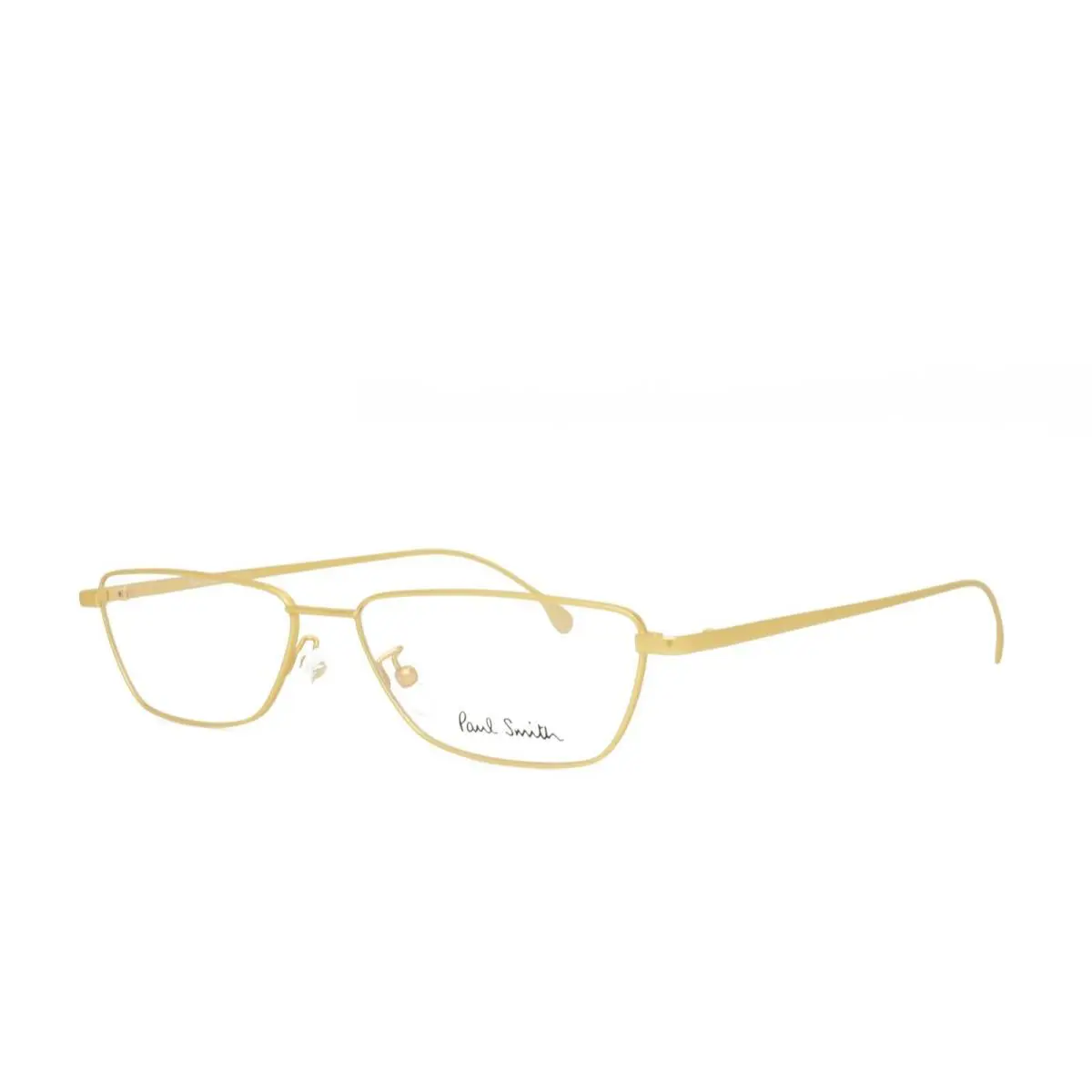 Askew V1 Eyeglasses Frame 56-15-145 Matte Gold P009 V1 04 by Paul Smith