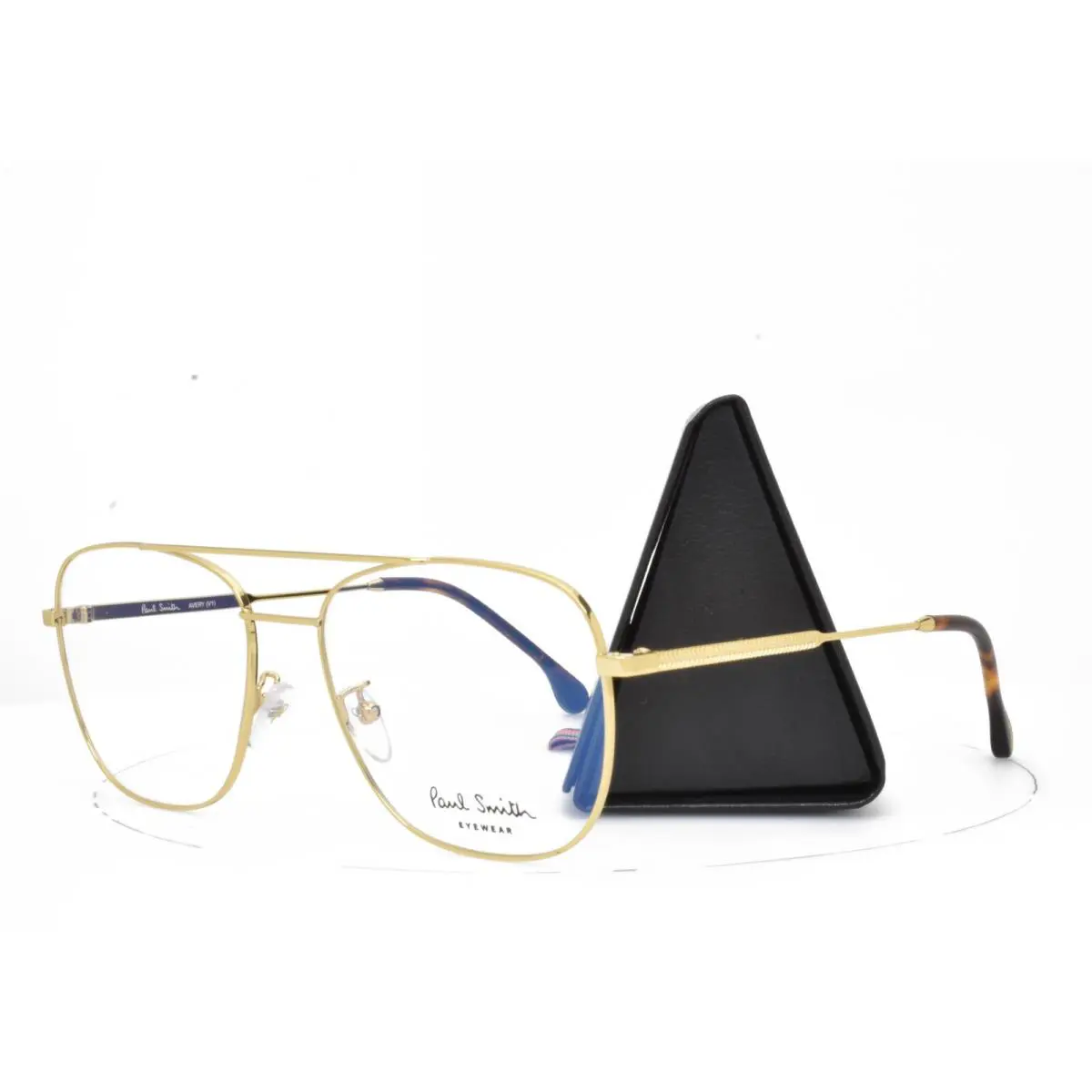 Paul Smith Eyeglasses Aviator Shiny Gold Frame 56-17-145 Avery P007 V1 02 - Frame: Gold
