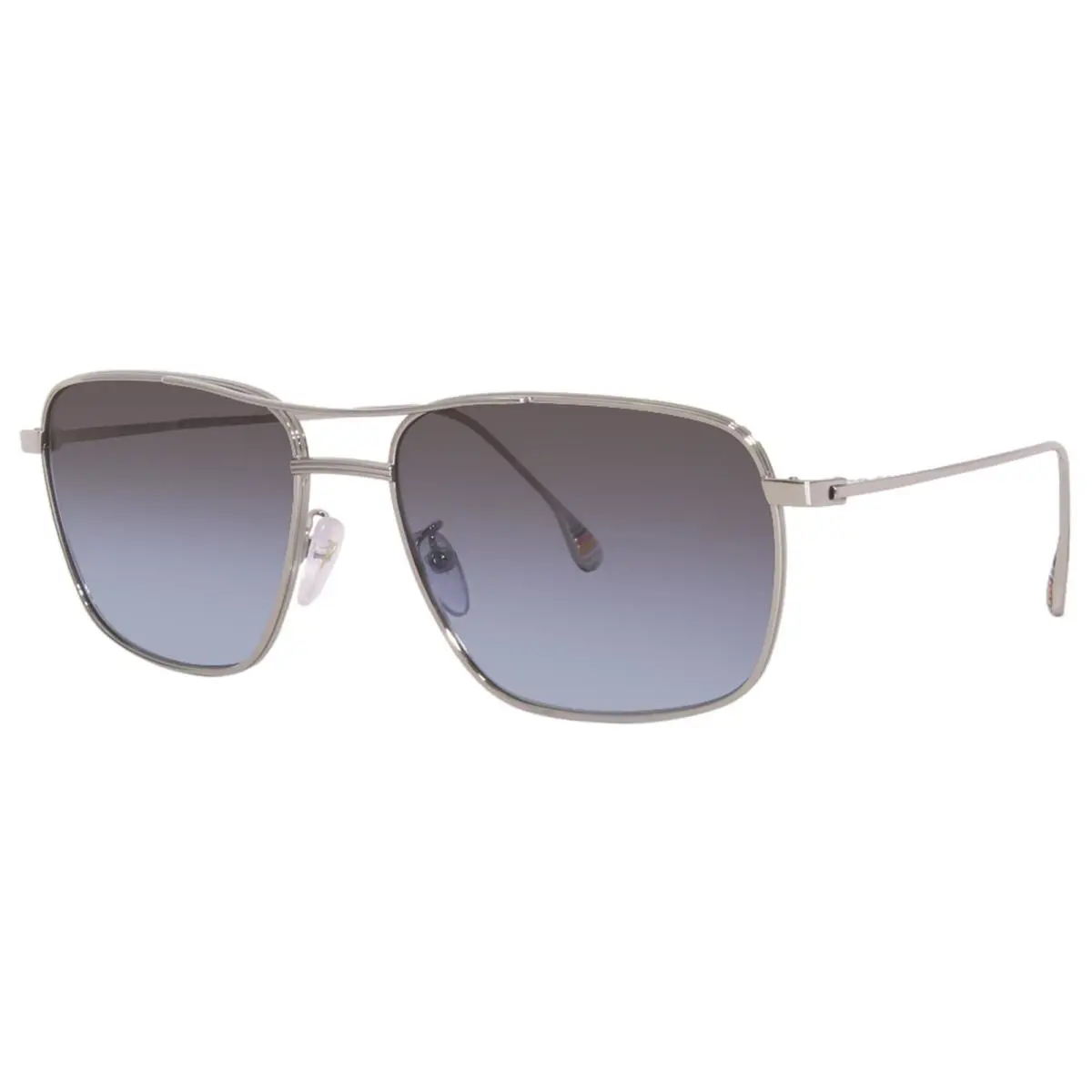 Foster PSSN079-04 Sunglasses Shiny Silver/blue Gradient Lenses 58mm by Paul Smith