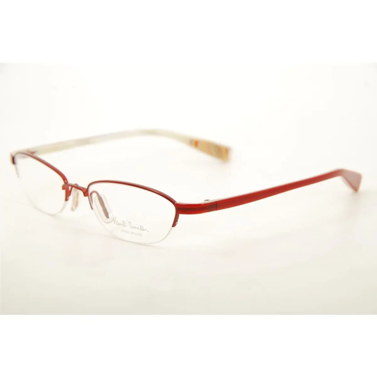 Paul Smith PS 190 Rou Red/beige 50mm Half Rim Eyeglasses Japan RX