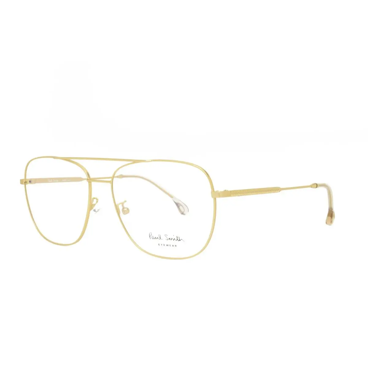 Avery Rx Eyeglasses Frame Aviator 58-15-145 Matte Gold P007 V2 04 by Paul Smith