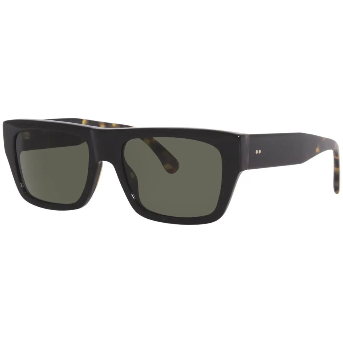 Earl PSSN066-01 Sunglasses Black/green Lenses Square Shape 56mm by Paul Smith