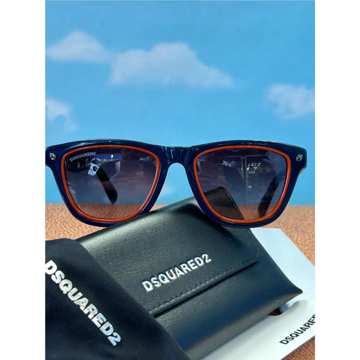 Dsquared2 DQ0169 90K NY Knicks Blue Orange Sports Men Women Sunglasses 51-19-145