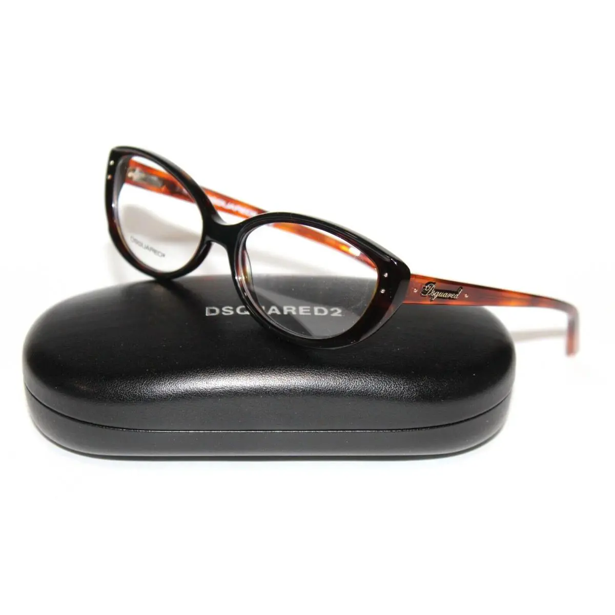 DSQUARED2 DQ5110 005 Tortoise Eyeglasses RX 54-17-140 W/case