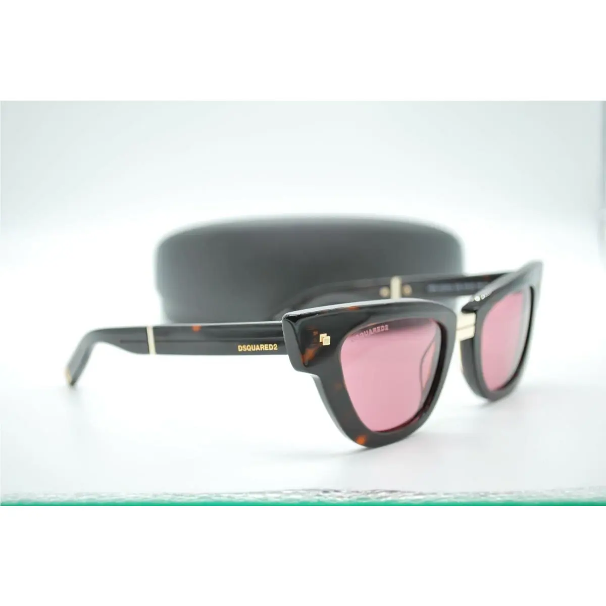 DSQUARED2 DQ 0331 52S Black Pink Frame Sunglasses 50-22 by DSquared2
