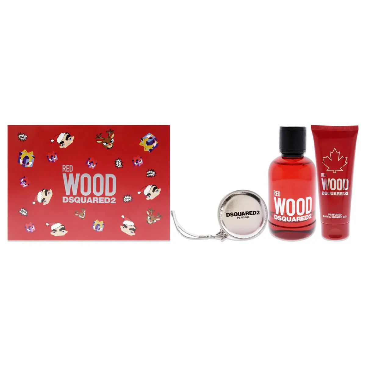 Red Wood by Dsquared2 For Women - 3 Pc Gift Set by DSquared2