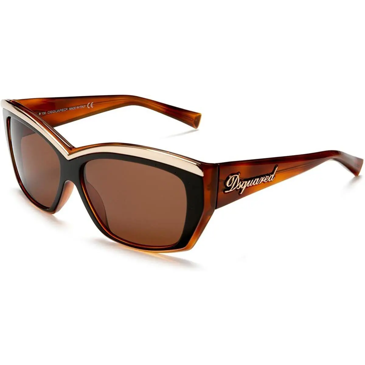 DSquared2 Dsquared 2 Sunglasses DQ 0017 05E Black-havana / Brown Lens