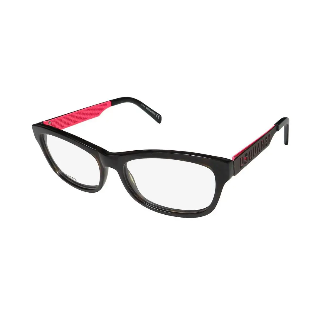 DSQUARED2 DQ 5095 Glasses Unisex Black Rectangular 052 Full-rim 54-16-140