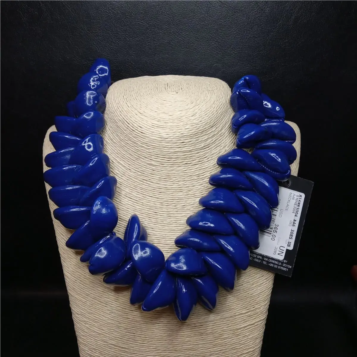 DSQUARED2 Blue Cowrie Shell Necklace Made In Italy. 🆕 9155