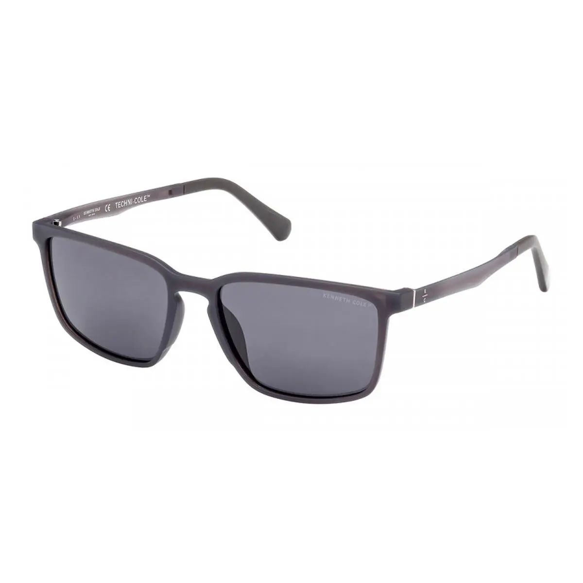 York Polarized Men`s Techni-cole Slim Square Sunglasses KC7251 by Kenneth Cole