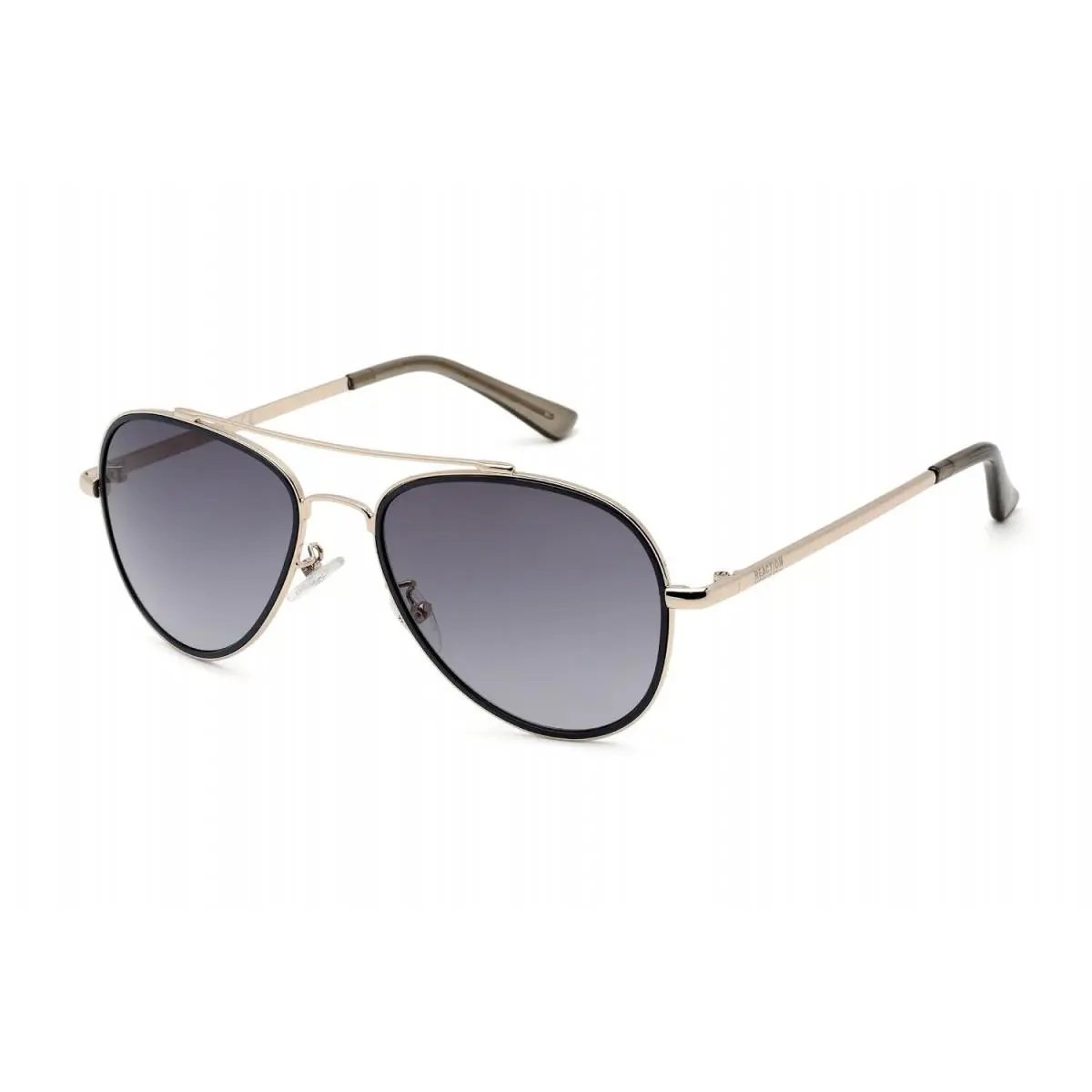 Reaction KC2837 32B Aviator Gold Navy Blue Sunglasses by Kenneth Cole