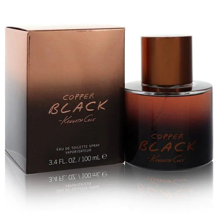 Kenneth Cole Copper Black by Kenneth Cole Eau De Toilette Spray 3.4 oz Men