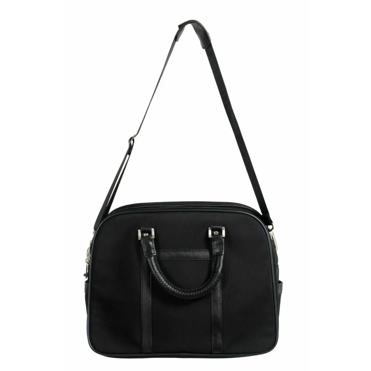 Kenneth Cole Unisex Black Messenger Shoulder Bag