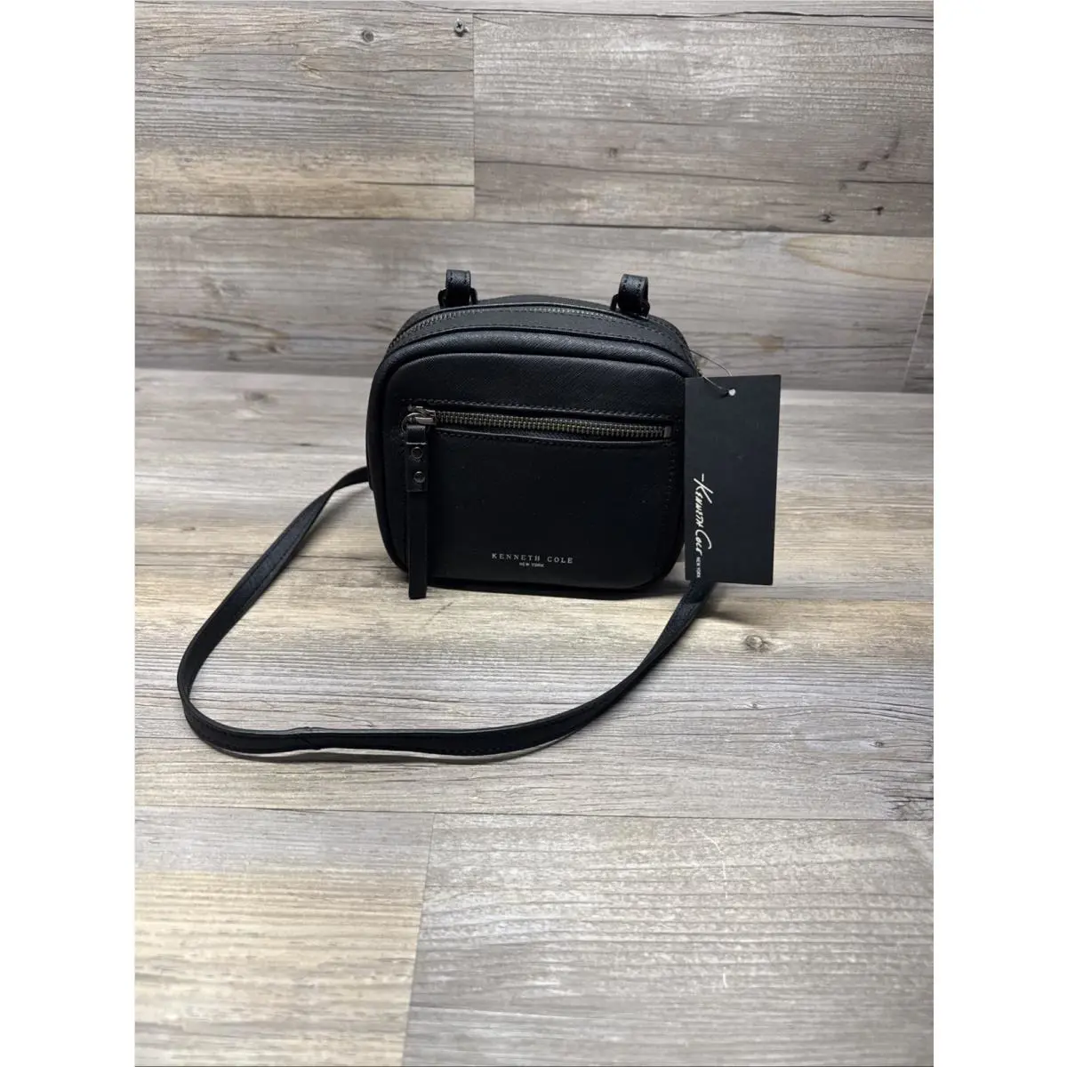 Kenneth New York Cole York Black Leather Small Crossbody Bag