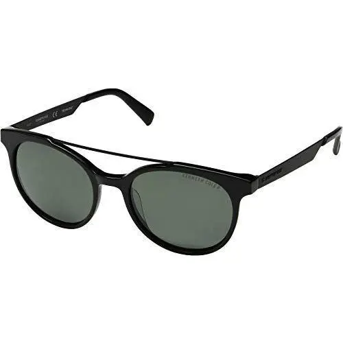 Reaction KC7226 Shiny Black/green Polarized One Size by Kenneth Cole
